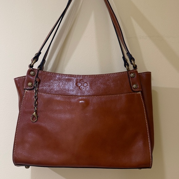 Patricia Nash Total Rich Brown Leather Shoulder Bag Women’s purse Handbag - Picture 2 of 16